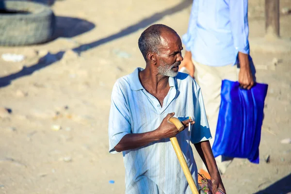 Hargeisa Somaliland November 2019 Local Man Traditional Clothes Capital Streets — стокове фото