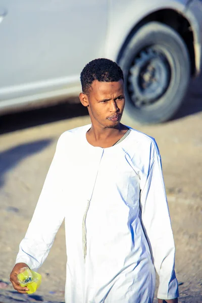 Hargeisa Somaliland November 2019 Local Man Traditional Clothes Capital Streets — Stock Photo, Image