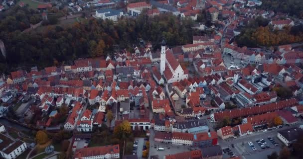 Landsberg Lech Airial View — ストック動画
