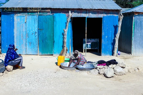 ハージサ ソマリランド 2019年11月10日 都市景観 首都通りの貧しい地域の眺め — ストック写真