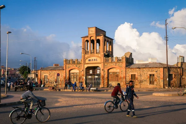 Asmara Eritrea 2019 November Helyi Emberek Középkori Piac Közelében Asmara — Stock Fotó