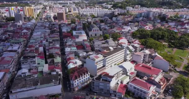 Вид Воздуха Пуэнт Питр Остров Гваделупа — стоковое видео
