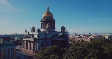 Yazın St. Petersburg 'un merkezindeki hava manzarası