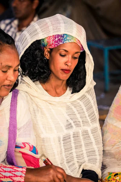 Asmara Eritre Kasım 2019 Yerel Düğün Kutlamasında Güzel Afrikalı Kadınlar — Stok fotoğraf
