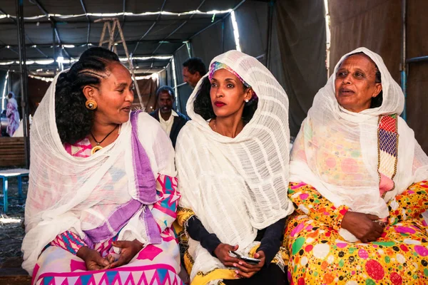 Asmara Eritre Kasım 2019 Yerel Düğün Kutlamasında Güzel Afrikalı Kadınlar — Stok fotoğraf