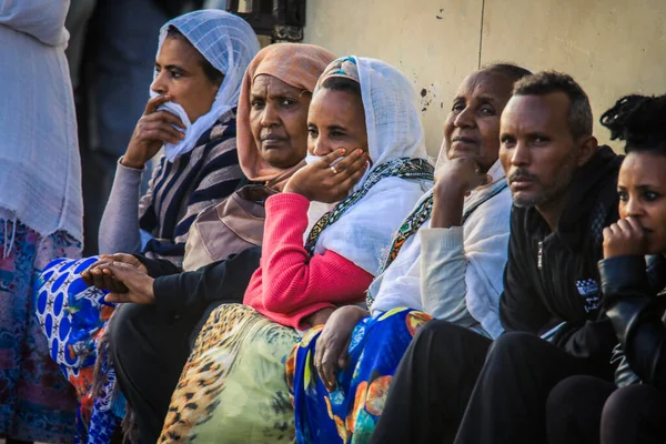 Asmara Eritrea November 2019 Lokale Bevolking Asmara Straten — Stockfoto