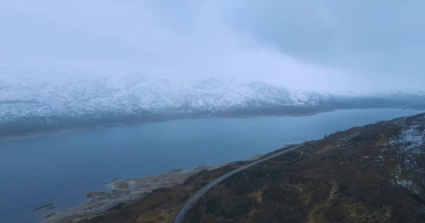 Natureza Inverno Das Terras Altas Escocesas — Vídeo de Stock