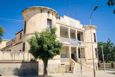 Keren, Eritre - 03 Kasım 2019: Keren City Turizm Bürosu Binası