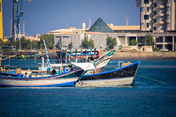Nice View Blue Water Port Massawa Eritrea — Stock Photo, Image