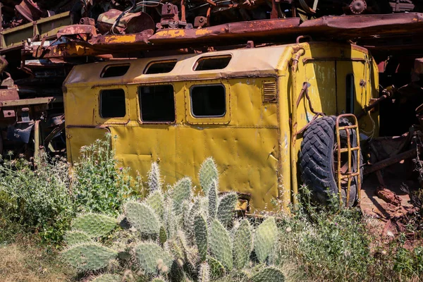 Tanques Abandonados Exército Cemitério Tanque Asmara Eritreia — Fotografia de Stock