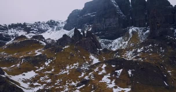 Inverno Paisagens Naturais Ilha Skye Escócia — Vídeo de Stock