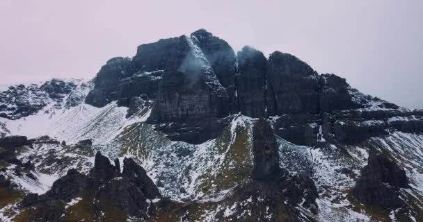Téli Természeti Tájak Skye Szigetén Skóciában — Stock videók