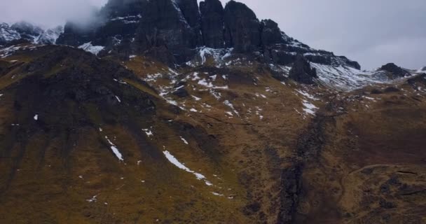 Paesaggi Naturali Invernali Dell Isola Skye Scozia — Video Stock