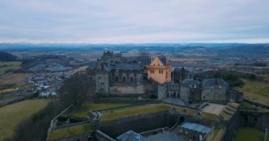 Stirling Kalesi 'nin hava manzarası, Antik İskoçya