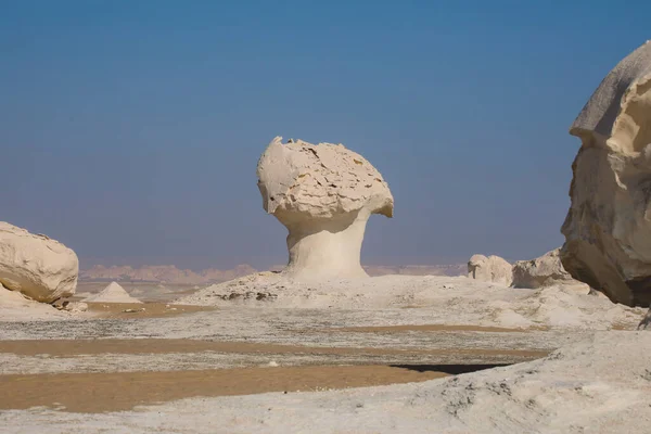 Fantastische Sandformationen White Desert Protected Area Ist Nationalpark Der Oase — Stockfoto