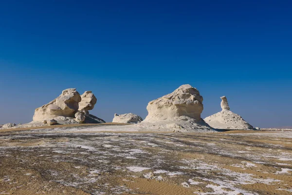 Fantastische Sandformationen White Desert Protected Area Ist Nationalpark Der Oase — Stockfoto