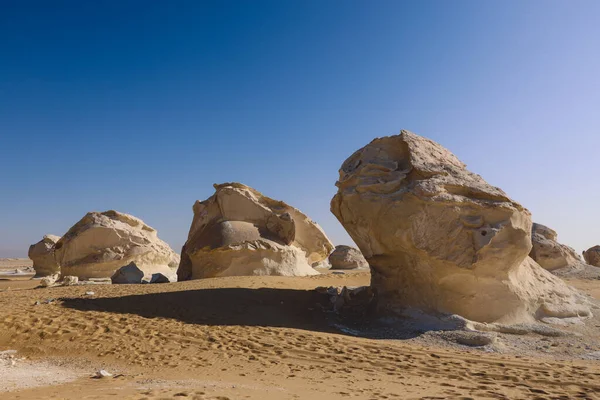 Fantastische Sandformationen White Desert Protected Area Ist Nationalpark Der Oase — Stockfoto