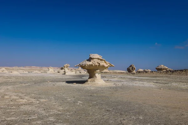 Fantastische Sandformationen White Desert Protected Area Ist Nationalpark Der Oase — Stockfoto