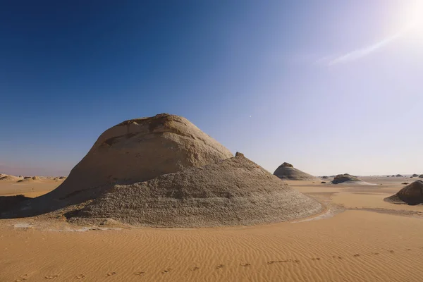 Sandy Hills White Desert Protected Area Nationalpark Farafra Oasis Egypten — Stockfoto