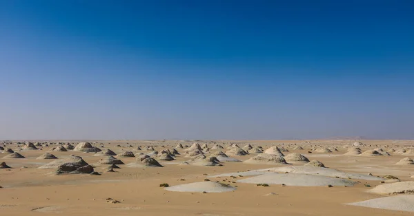 Sandy Hills Fehér Sivatag Védett Terület Nemzeti Park Farafra Oasis — Stock Fotó