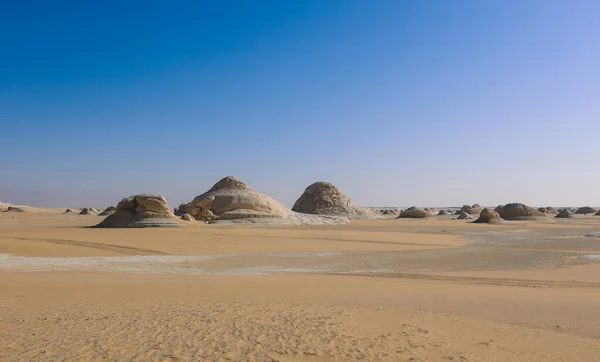Sandy Hills White Desert Protected Area Ist Nationalpark Der Oase — Stockfoto