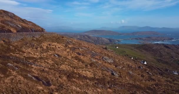 Com Chiste Ring Kerry Lookout Irland — Stockvideo