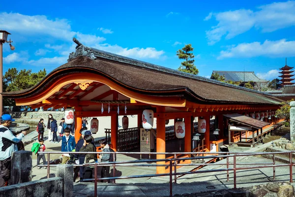 Miyajima Japón Enero 2020 Paisaje Urbano Para Los Turistas Pie —  Fotos de Stock