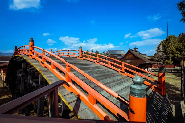 Miyajima Japão Janeiro 2020 Cidade Para Turistas Ambulantes Ruas Itsukushima — Fotografia de Stock