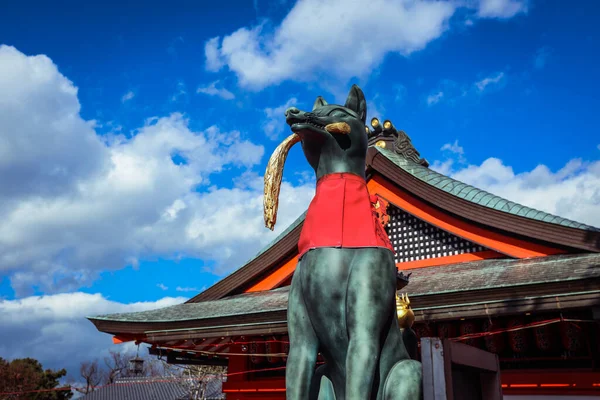 Kioto Japón Enero 2020 Templo Del Santuario Inari Fushimi — Foto de Stock