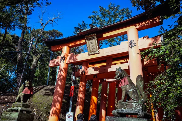 Kyoto Japão Janeiro 2020 Templo Santuário Fushimi Inari — Fotografia de Stock