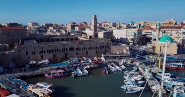Akko, İsrail 'in tarihi kısmının havadan görünüşü