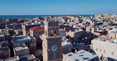 Akko, İsrail 'in tarihi kısmının havadan görünüşü