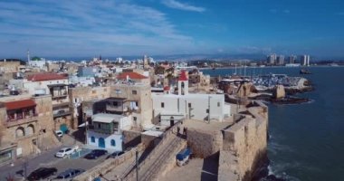 Akko, İsrail 'in tarihi kısmının havadan görünüşü
