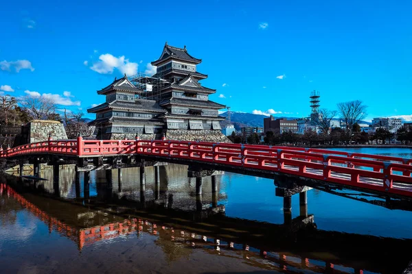 Matsumoto Japón Enero 2020 Increíble Vista Castillo Matsumoto — Foto de Stock