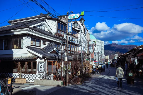 Ιαπωνία Ματσουμότο Ιανουαρίου 2020 City Scape View Matsumoto Streets Buildings — Φωτογραφία Αρχείου