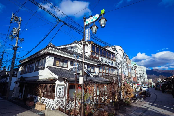 Japan Matsumoto January 2020 City Scape View Matsumoto Streets Buildings — Stock Photo, Image