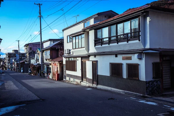 Yudanaka Japan January 2020 City Scape View Yudanaka Streets — Stock Photo, Image