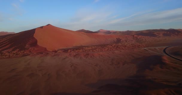 Paisagens Deserto Namíbia Vista Aérea — Vídeo de Stock