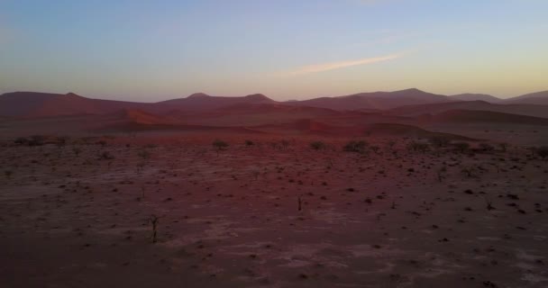 Paisagens Deserto Namíbia Vista Aérea — Vídeo de Stock