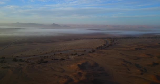 Paysages Désert Namibien Vue Aérienne — Video