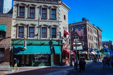 Osaka, Japonya - 11 Ocak 2020: Universal Studio Japan 'da Retro Style Wild West World