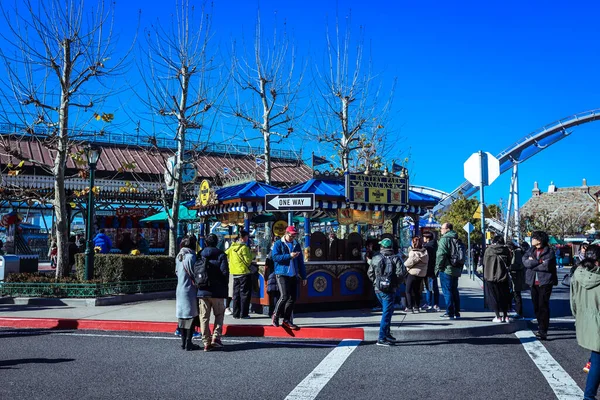 Osaka Japonia Stycznia 2020 Food Truck Snacks Drinks Universal Studio — Zdjęcie stockowe