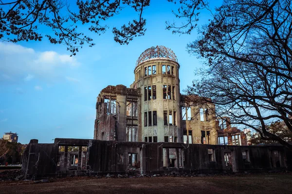 Руины Атомного Купола Сердце Хиросимы Япония — стоковое фото