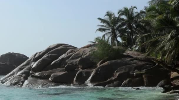 Plage Sauvage Vide Aux Seychelles — Video
