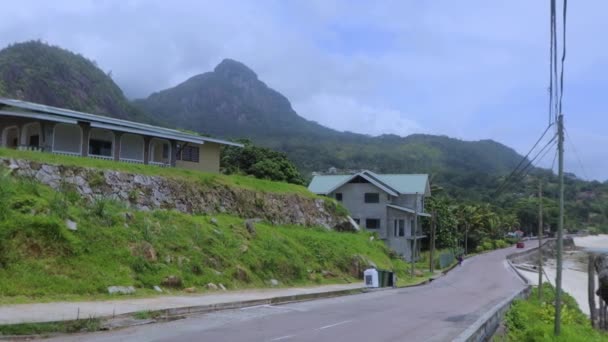 Strada Paesaggi Nelle Seychelles — Video Stock