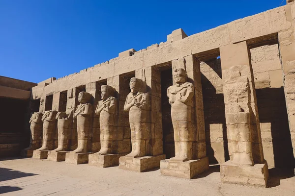 Veduta Della Sala Delle Cariatidi Nel Tempio Karnak Vicino Luxor — Foto Stock