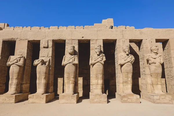 Vista Salón Las Cariátides Templo Karnak Cerca Luxor Egipto —  Fotos de Stock