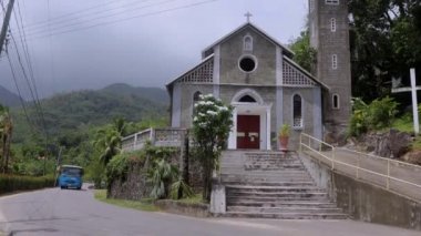 Seyşeller adasındaki kilise Mahe