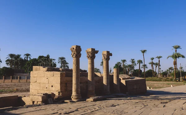 Outdoor View Ancient Egyptian Dendera Temple Complex South East Dendera — Stock Photo, Image