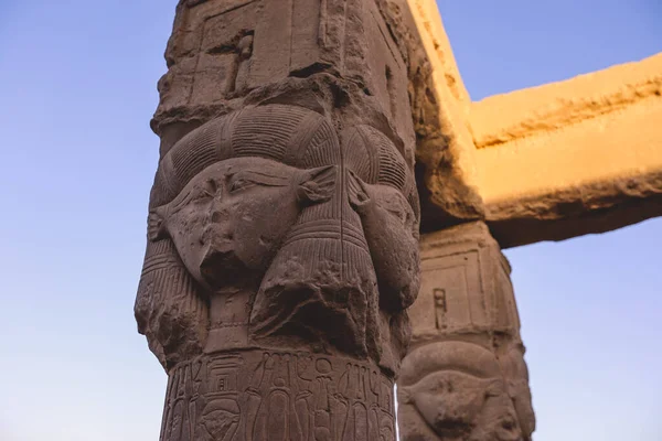 Outdoor View Ancient Egyptian Dendera Temple Complex South East Dendera — Stock Photo, Image